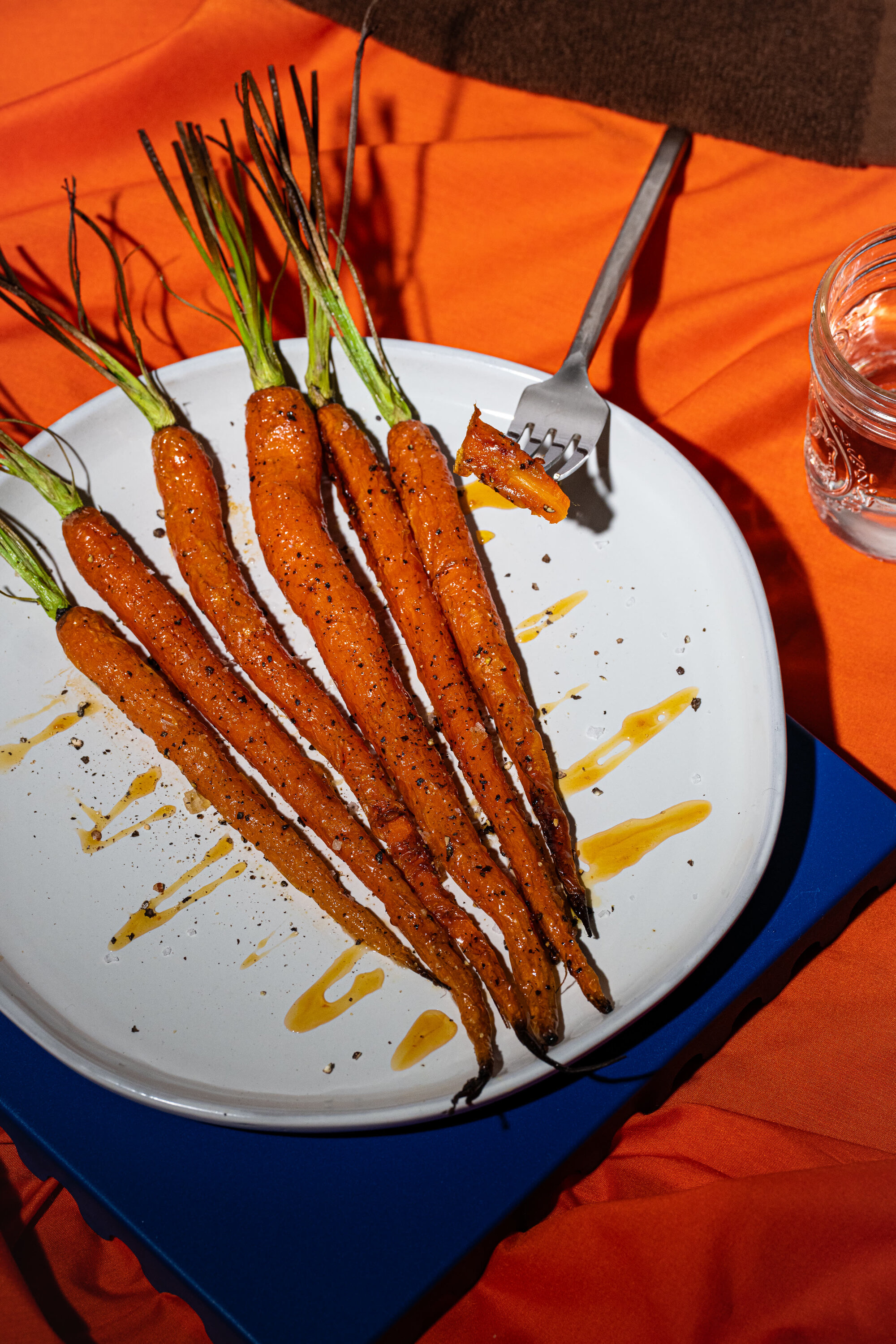 Hot Honey Glazed Carrots
